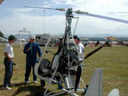 Gyrocopter pilot talking about the rolls and loops that he does in it.  Not for me.
