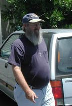 Our wonder host in Chico, Aaron, who gave us a ride to Lunch.